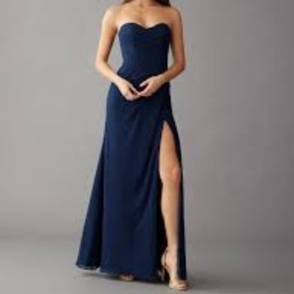 Cashmere Size 12 Hayley Paige Floor Length Evening Gown - Great Condition